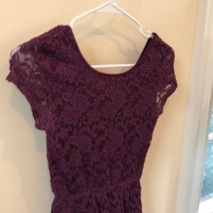 Rudy&Bloom lace dress in burgundy